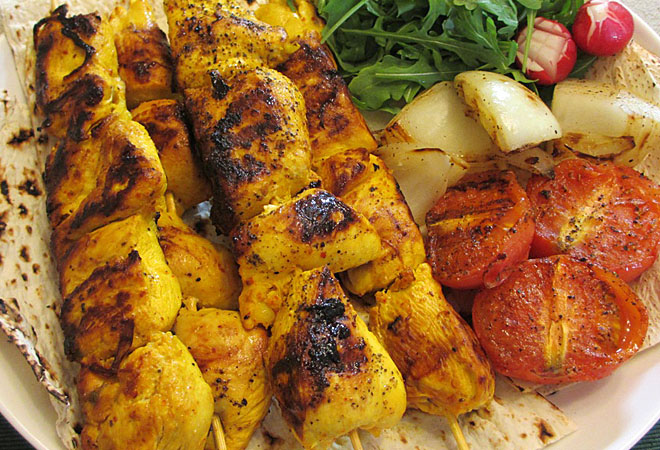 Шашлык из курицы по-ирански: необычно и очень вкусно