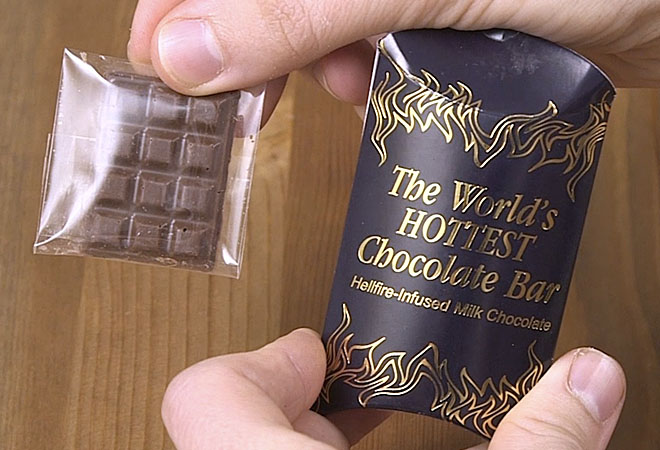 Самый острый шоколад в мире: огонь во рту