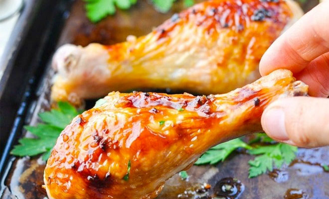 Добавляем в еду мед: жарим курицу, мясо и сыр