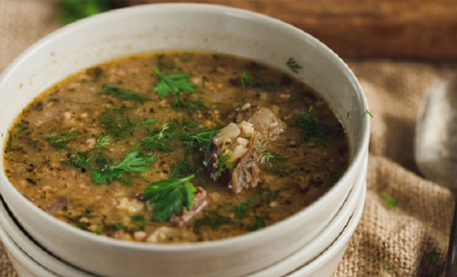 Кавказский хаш: варим густой жирный суп из рубца 
