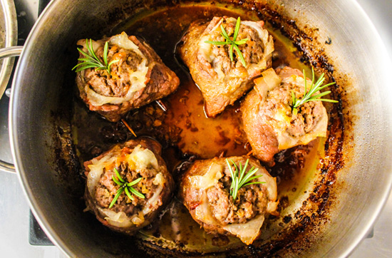 Рецепт: мясные тюльпаны