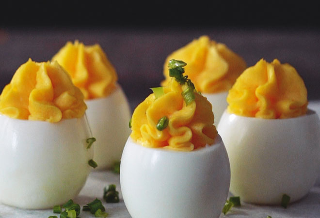 Минутная вкуснота из обычных вареных яиц