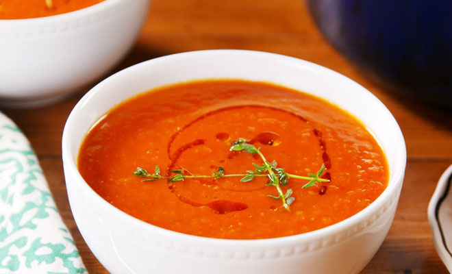 Открываем банку помидоров и делаем вкуснейший суп 