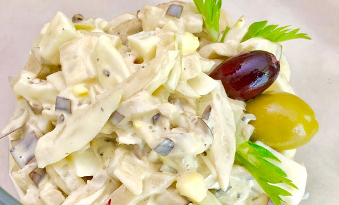 Вкуснейший салат из баклажанов: готовить просто, по вкусу почти как грибы