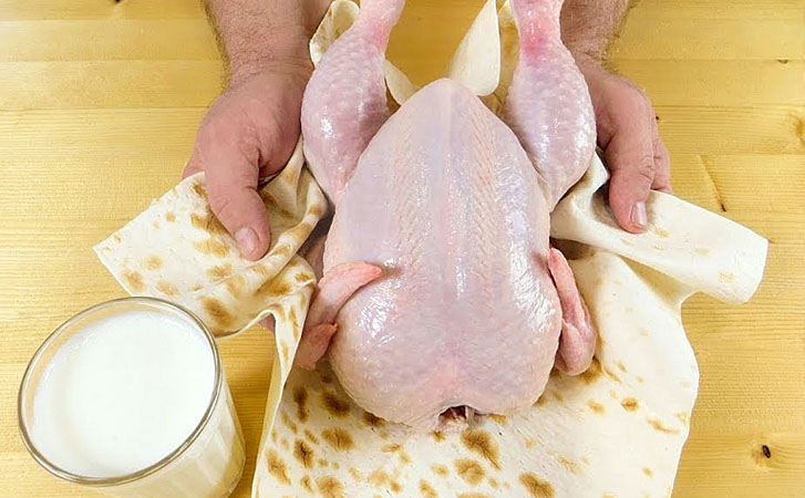Курица в лаваше. Потрясающий новый способ готовки