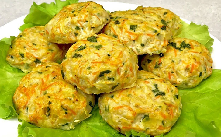 Куриные котлеты с овощами в духовке: идеальное легкое блюдо на лето