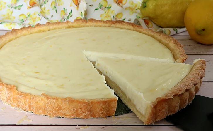 Рецепт лимонно-сырного пирога. В меру сладкий, но не приторный и почти без калорий