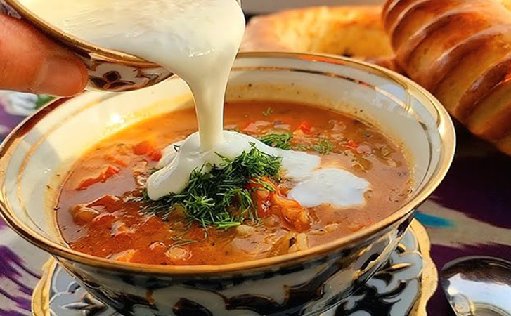 Мастава: жареный узбекский суп, который подают вместо второго. Густой, сытный, но очень простой