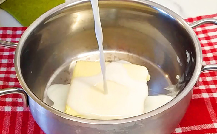 Рецепт настоящего маскарпоне из магазинного молока. Дополнительно нужны только сливки и масло