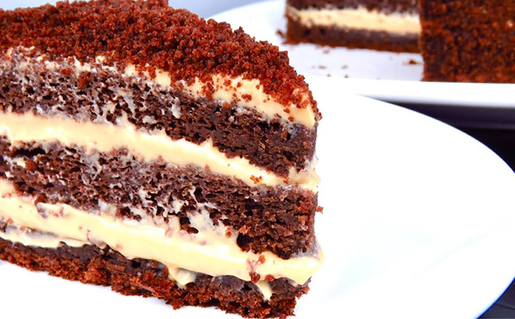 Знаменитый торт «7 стаканов». Самый быстрый рецепт шоколадного десерта без использования весов и миксера