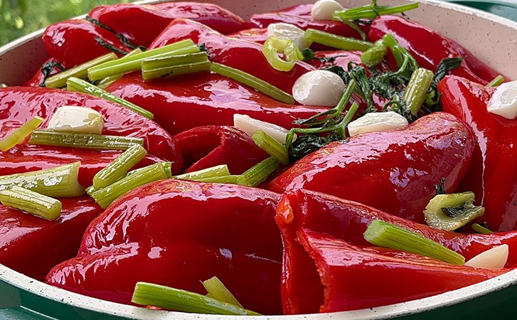 Армянская закуска из красного перца. Зимой популярнее любых закаток