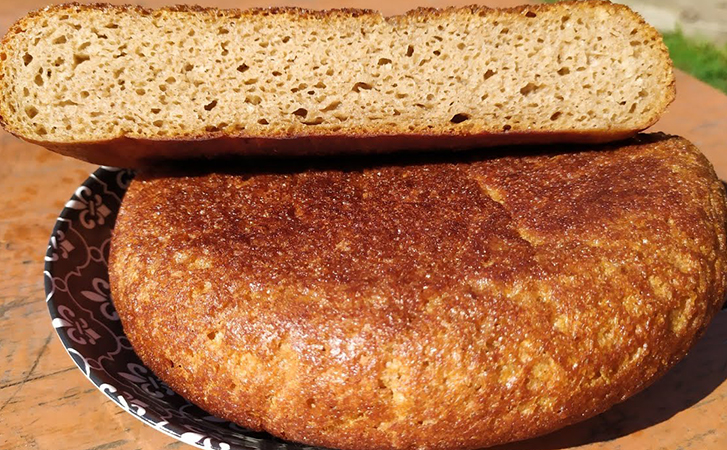 Готовим домашний ржаной хлеб в обычной сковороде. С корочкой и пышный: такой не купить в магазине