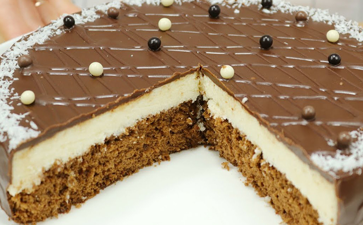 Кокосовый торт Баунти: делается просто и получается вкуснее, чем одноименный шоколадный батончик