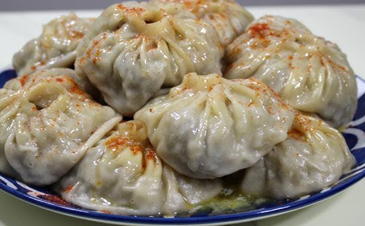 Уйгурские манты с тыквой. Мяса внутри нет, но вкусно настолько, что все просят повторить