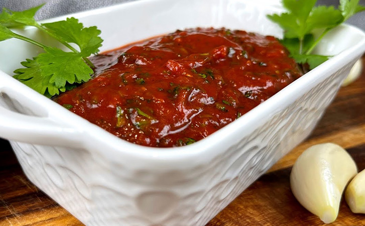 Узбекский соус к шашлыку и любому другому мясу. Делается за 1 минуту, справится даже ребенок
