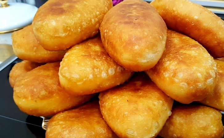 Пирожки не включая духовки, пышные как пух. Даже дрожжи не использовали