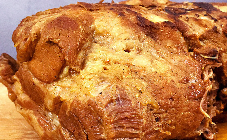 Лучший рецепт приготовления свинины большим куском. Готовим на сковороде