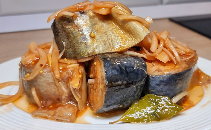 «Северное сало» из нежнейшей скумбрии. Особый маринад: получается нежнее семги