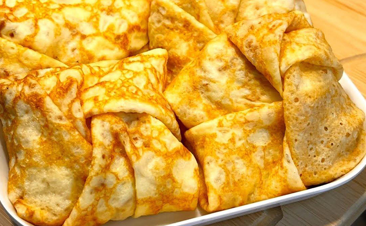 Тончайшие блины под любую начинку. Можно хоть фарш, хоть варенье