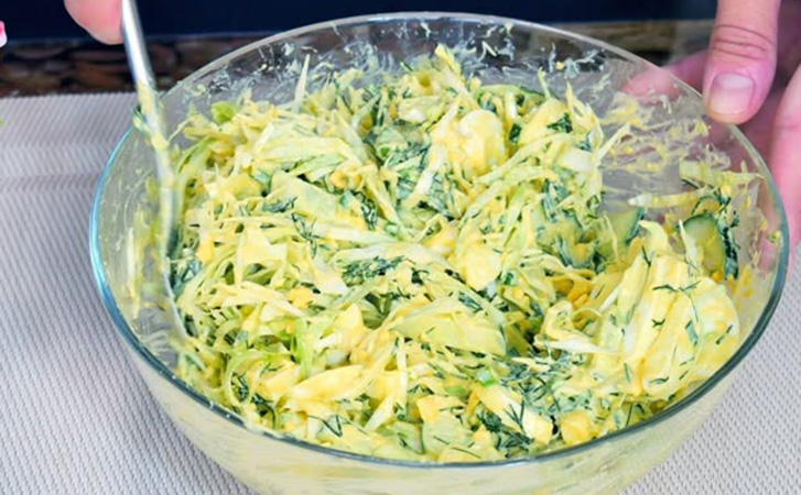 Салат Подснежник с оригинальной заправкой легче майонеза. Настоящее зимнее чудо