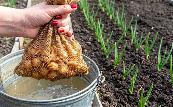 Секретный трюк опытного садовода: как вырастить лук в два раза крупнее обычного