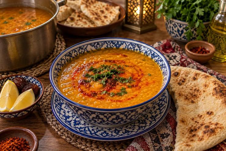 Настоящий арабский суп. Знаменитый Шорба Адас: недорогой, сытный, вкусный