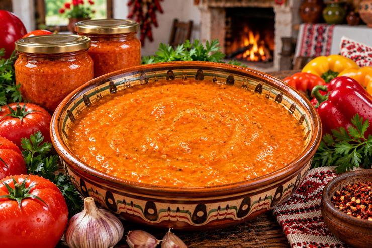 Лучшая заготовка на зиму. Лютеница по-болгарски, как вы не пробовали