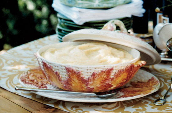 Пюре из печеного картофеля
