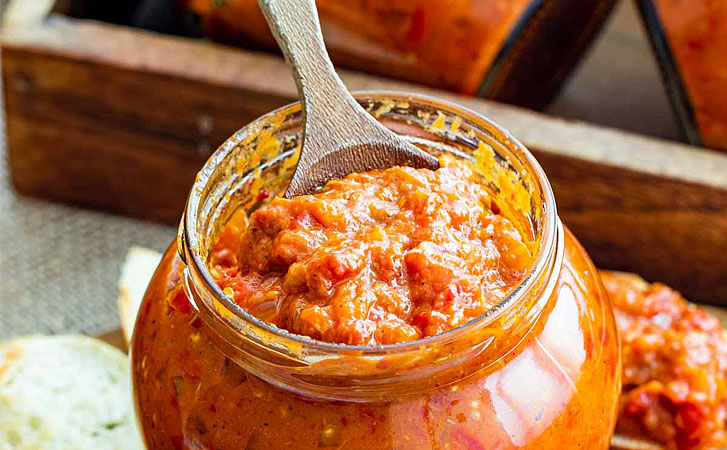 Балканская икра из сладкого перца и баклажанов. Используем секретный ...