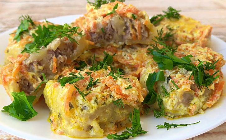 Ленивые пельмени ускоренным способом. Нарезаем из рулета: кастрюля ...
