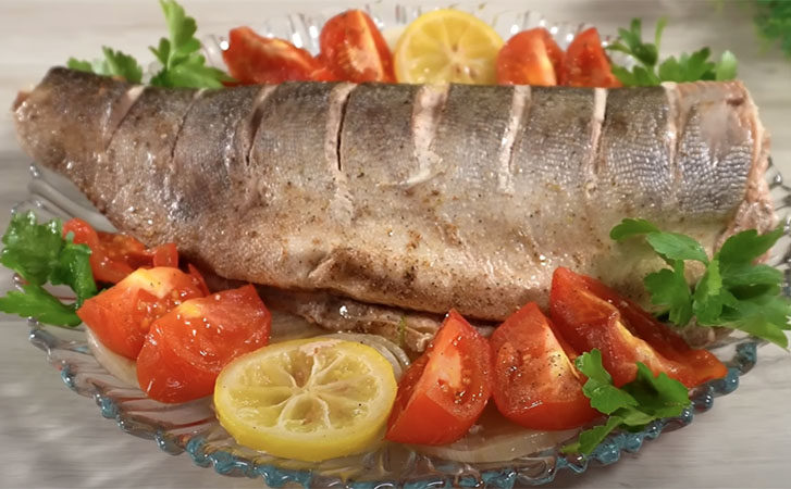 Рыба почти без костей и запаха по всей кухне. Запекаем на лимоне, а ...